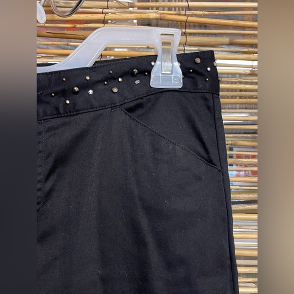 Harley Davidson Motor Clothes Black Bedazzled Pants - Picture 6 of 12